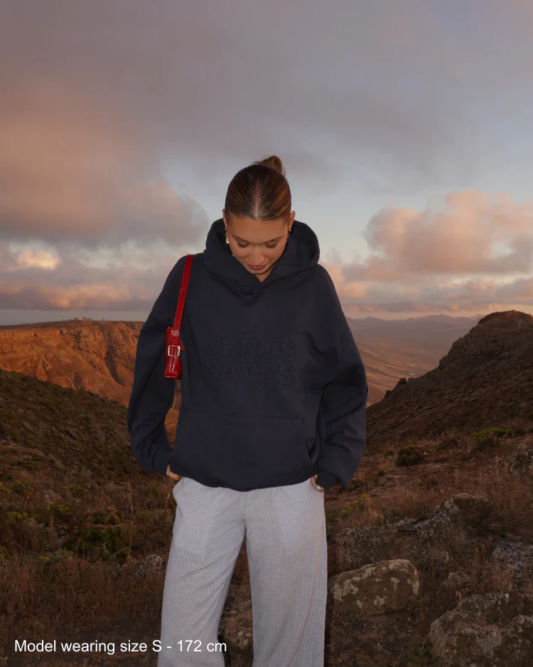 Basic Jesus Saves Hoodie - Image 6