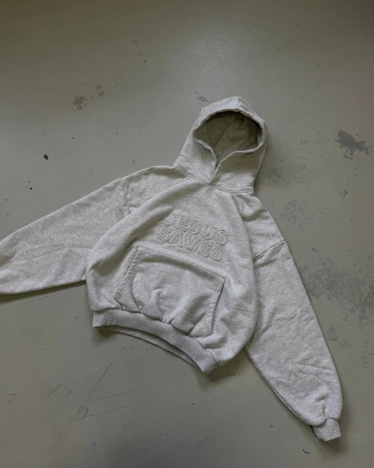 Basic Jesus Saves Hoodie - Image 4
