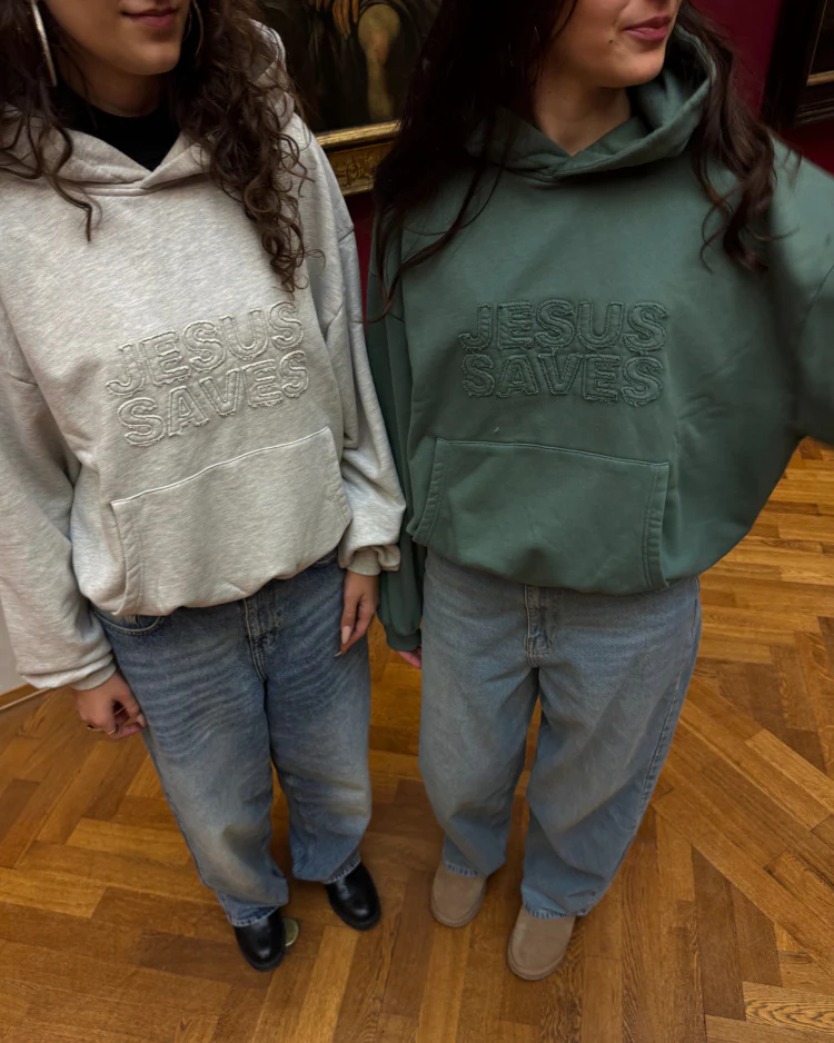Basic Jesus Saves Hoodie - Image 6
