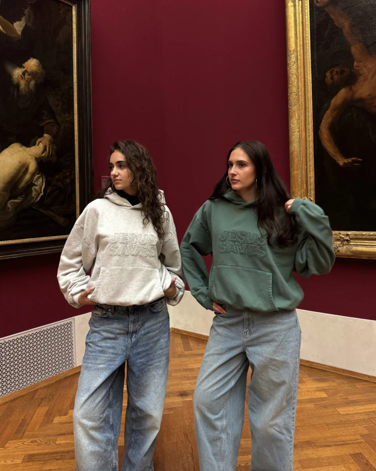 Basic Jesus Saves Hoodie - Image 7